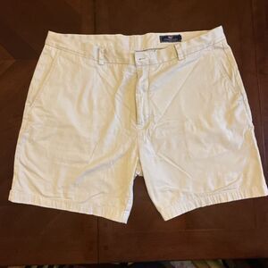 Vineyard Vines Breaker Shorts Men's Size 40 Khaki Beige Stretch Cotton Flat Fron